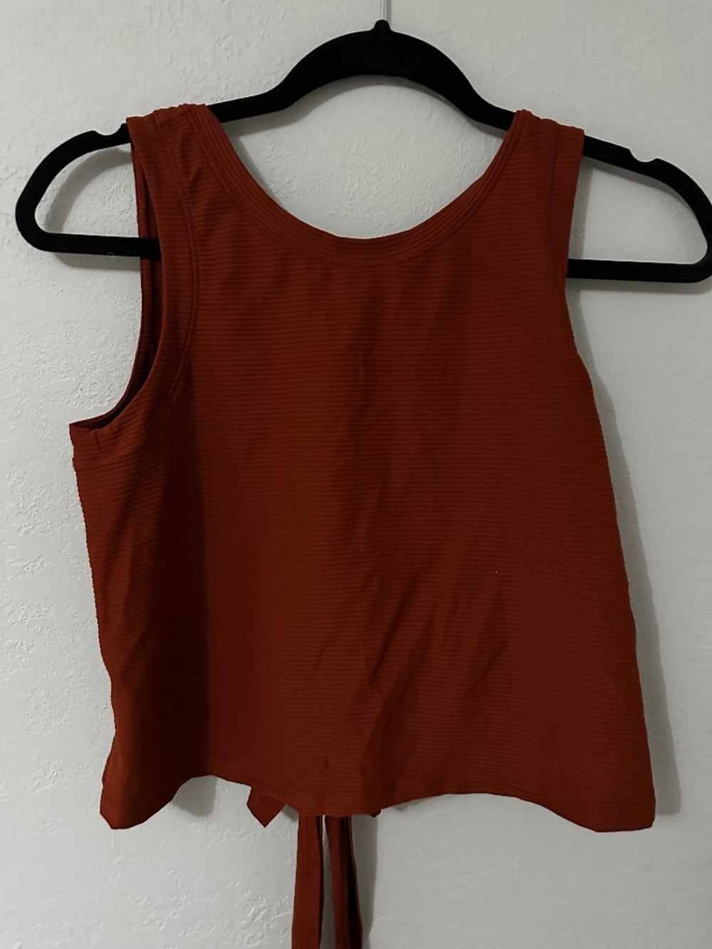 Calia Crop Wrap & Tie Tank